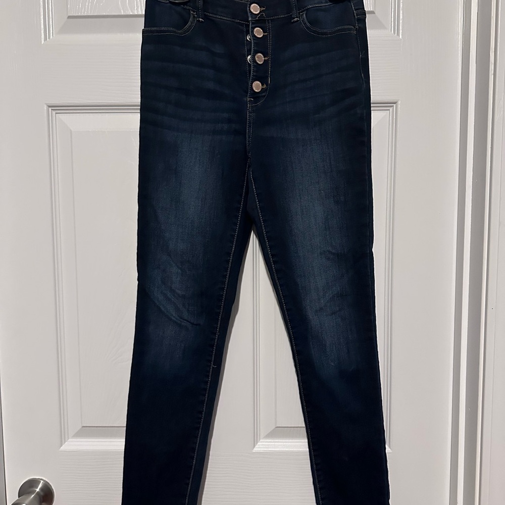 Jordache High Rise Blue Jeans Classic Fit